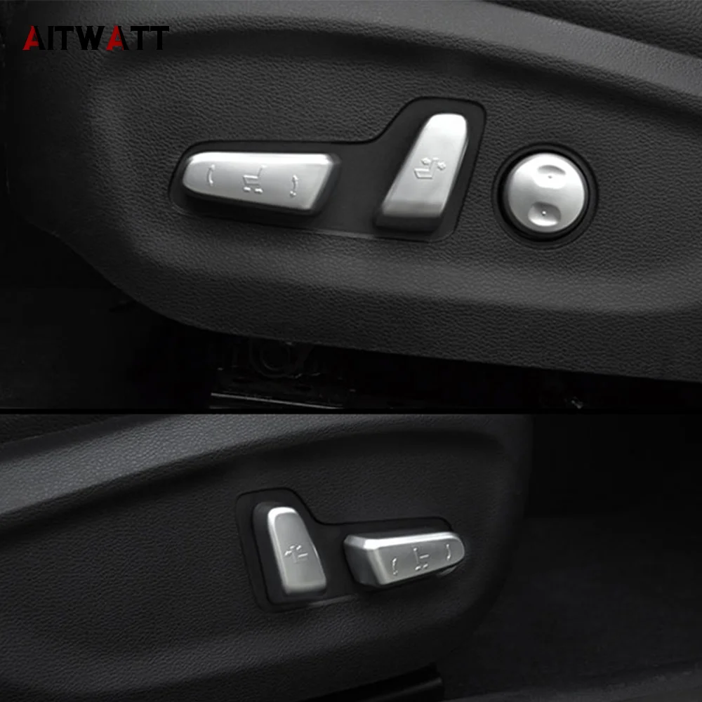 Для Hyundai Tucson 2016 2017 ABS матовая кнопка для сиденья стула регулировочная крышка