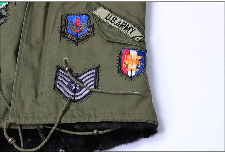 Женский жилет с мехом енота парка большого размера без рукавов вышивкой