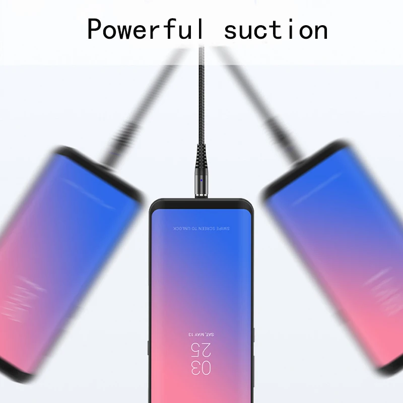 Магнитный кабель Micro usb Type C адаптер для быстрой зарядки телефона магнитное
