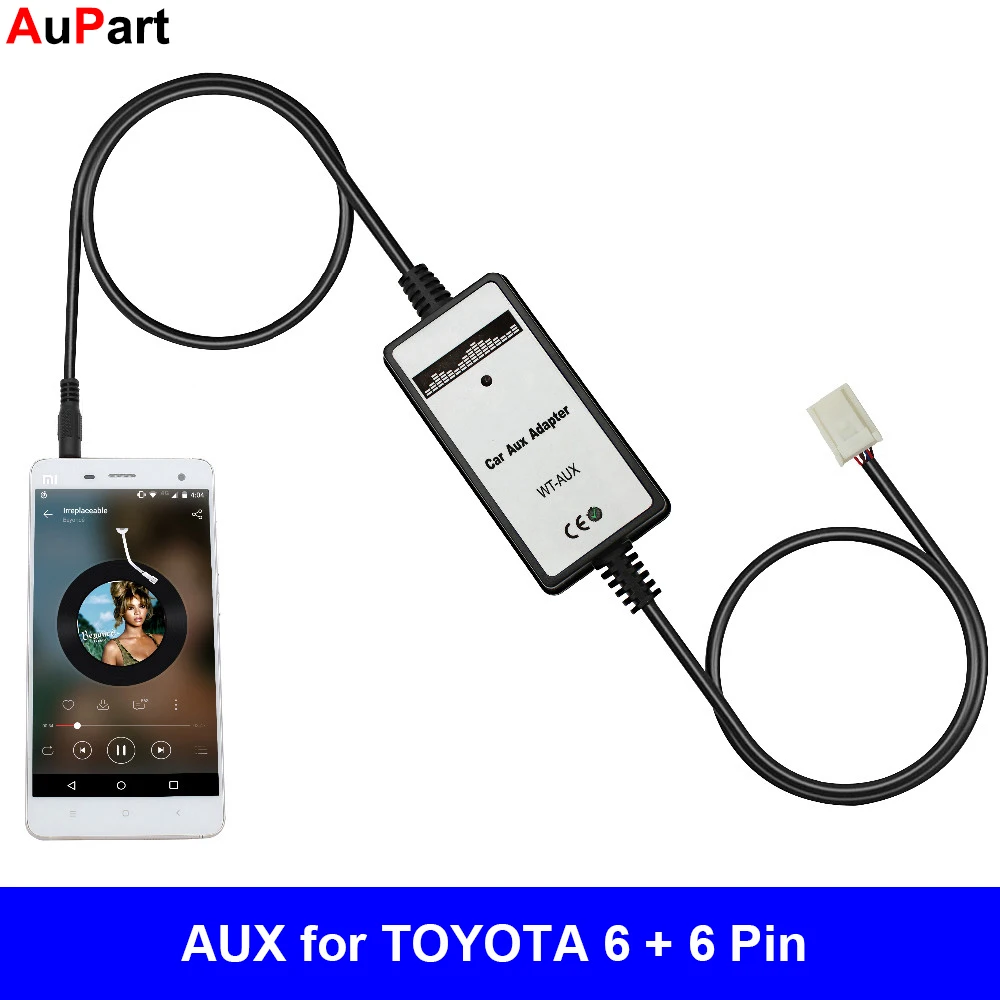 Автомобильный радиоприемник MP3 AUX адаптер 3 5 мм Интерфейс cd чейнджер для TOYOTA Corolla