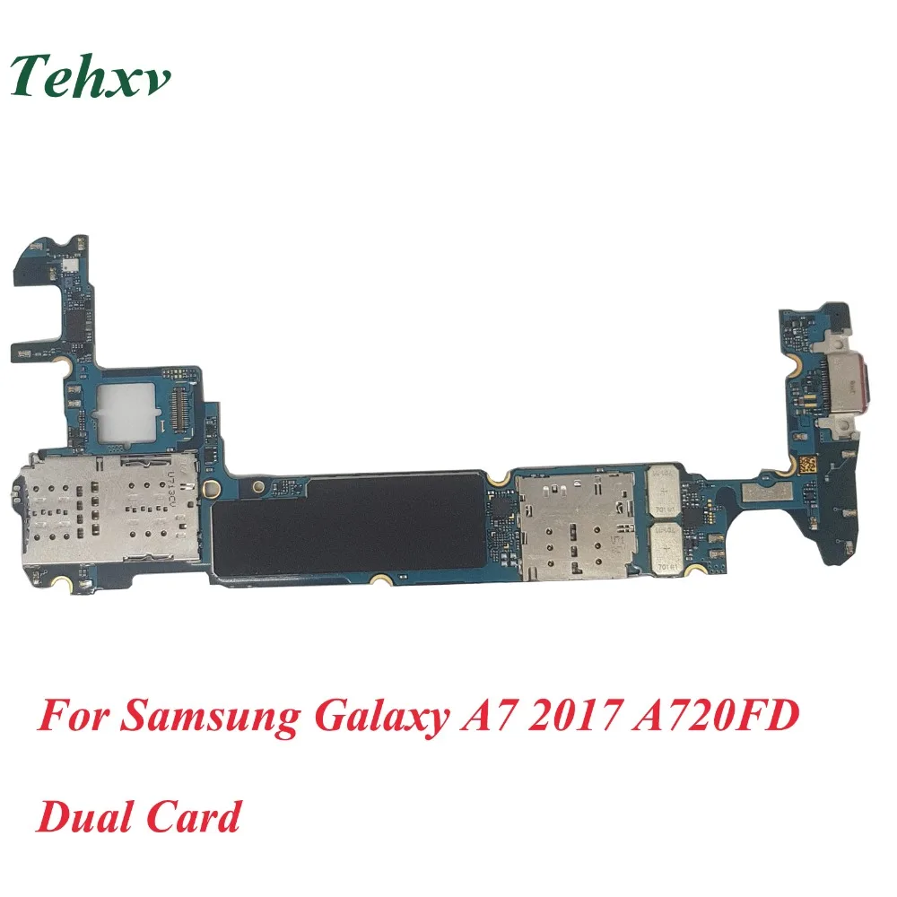 Оригинальная разблокированная материнская плата для Samsung Galaxy A7 2017 A720F/DS