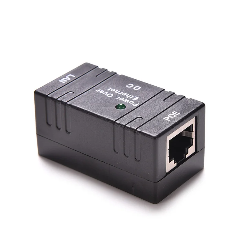 Блок питания для сети LAN 10/100 Мбит/с Пассивный POE постоянный ток Ethernet инжектор