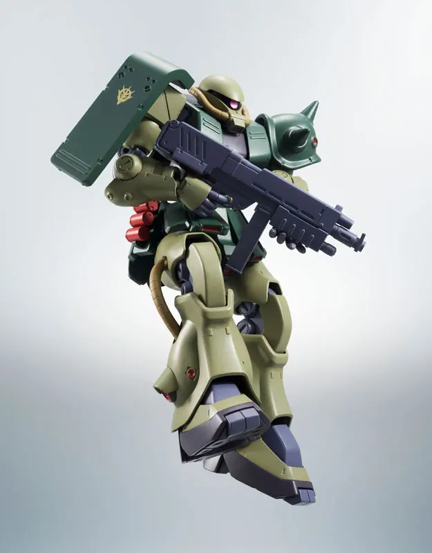 100% оригинальная робот BANDAI Spirit No.237 экшн-фигурка-MS-06FZ Zaku II Kai ver. A.N.I.M.E. из Mobile Suit Gundam