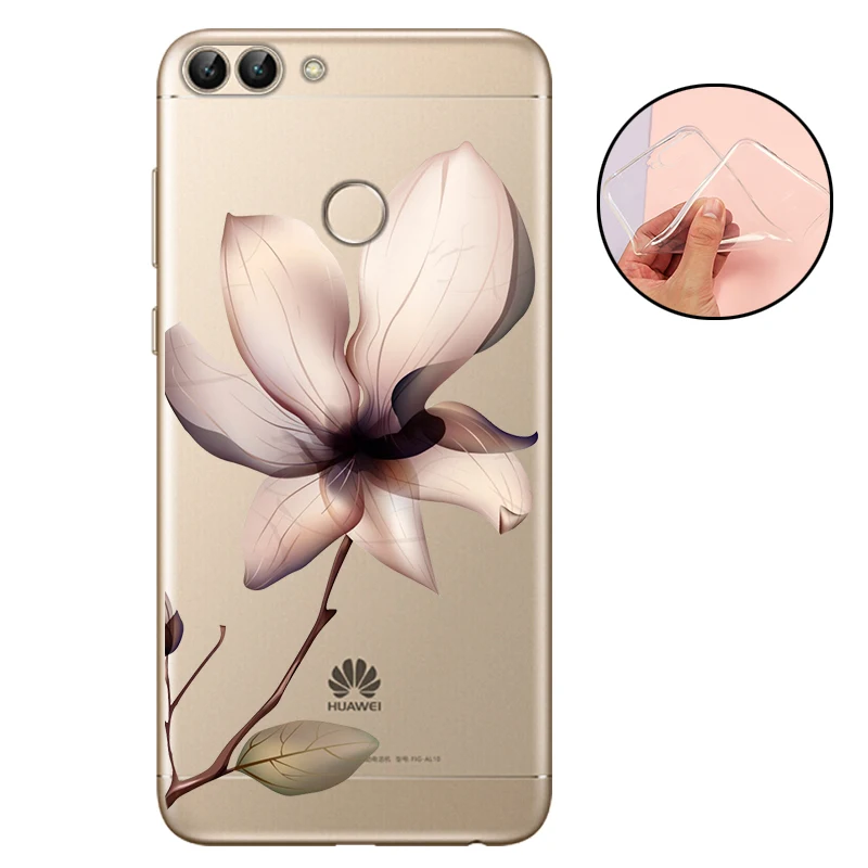CROWNPRO СПС huawei P Smart чехол силиконовый мягкий ТПУ чехол P Smart Coque задний телефон для Funda huawei P Smart чехлы - Цвет: TABHH