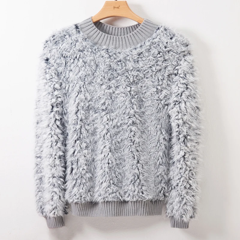 2018 женский свитер Модный пуловер топы с длинным рукавом и высоким воротником