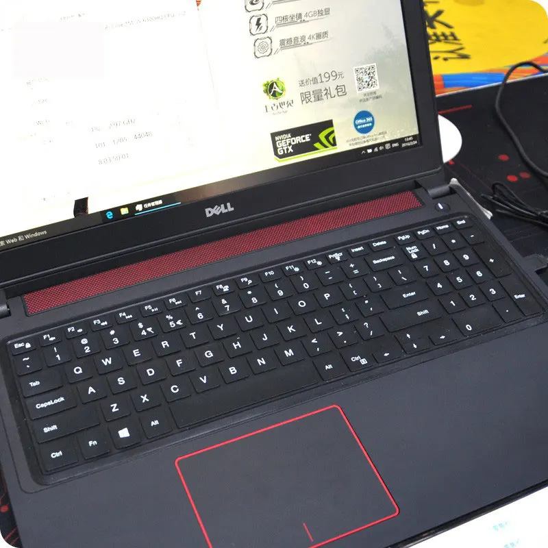 Чехол для клавиатуры ноутбука Защитная пленка для ноутбука Dell Inspiron 17CR 17CR-4728 Inspiro 17 5000 5748 5545 Vostro 15-3549R G3 3579 G7 7588