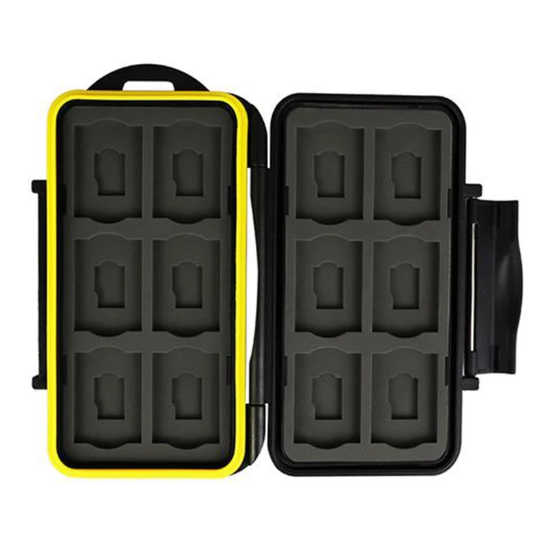 24 слотов 12 Micro SD и карты памяти Protecter Коробка Чехол для хранения держатель