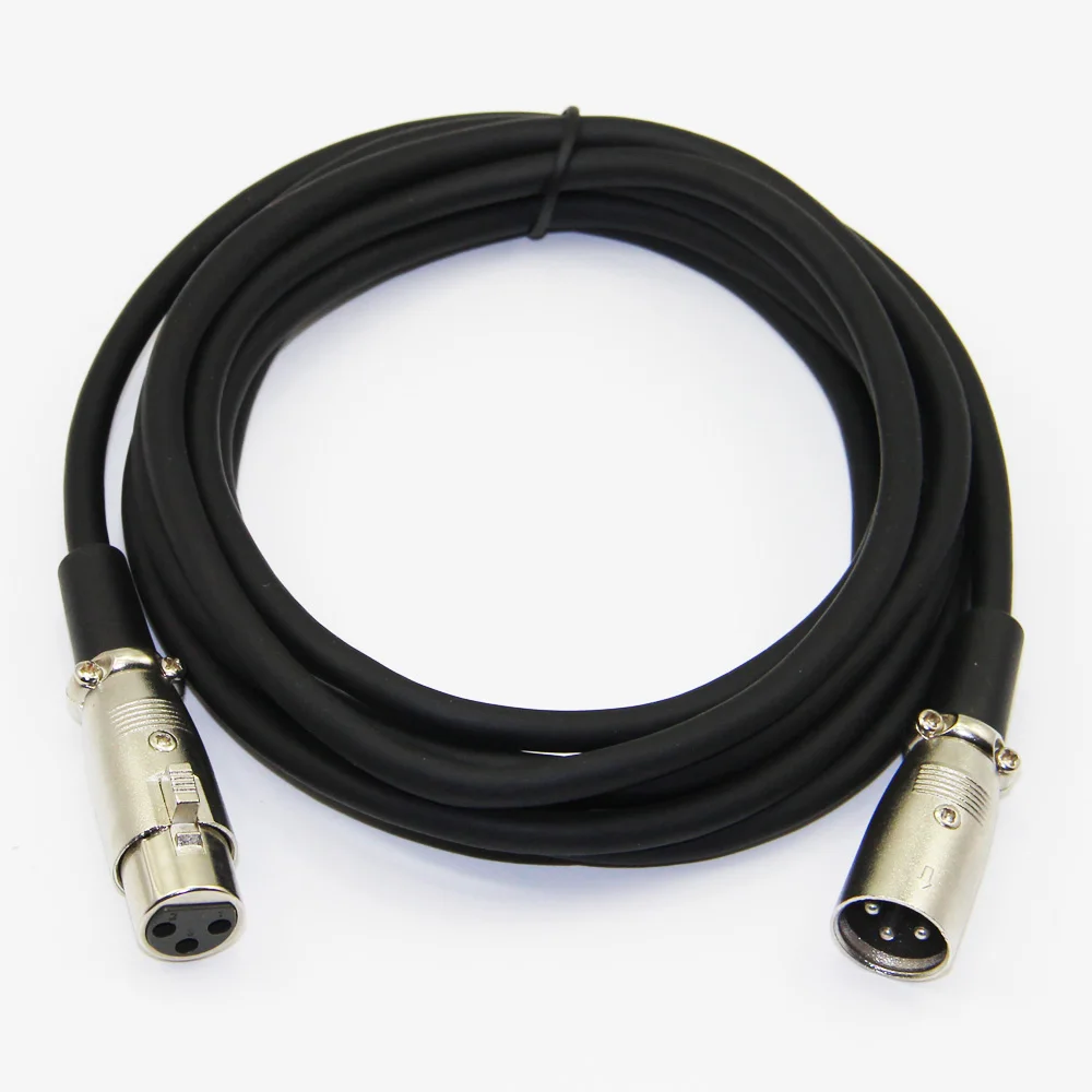 Кабель Bochara XLR штекер гнездо M/F для микрофона микшер OFC медь 1 м 8 3 5 10 15 20 м|xlr balanced