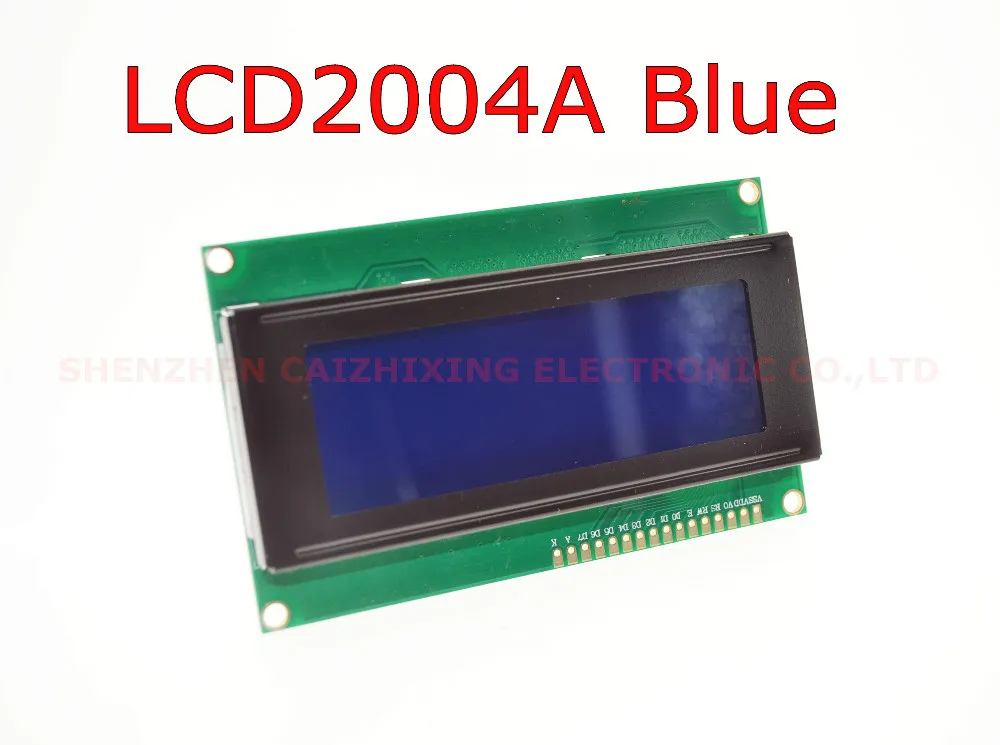 Бесплатная доставка ЖК плата 2004 20*4 LCD 20X4 5V синий экран модуль для arduino|lcd module|lcd
