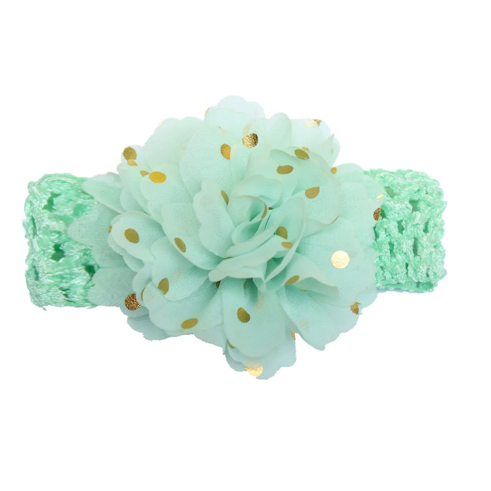 Ободки для девочек новорожденных детей с цветами ободки Детские украшения волос