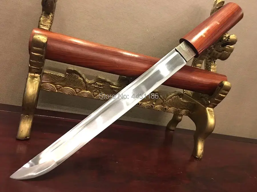 Японский меч ниндзя RedWood Saya брикет катаны лезвие из высокоуглеродистой стали 1060 |