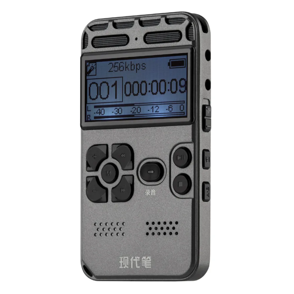 Цифровой диктофон 8 ГБ Диктофон профессиональный стали стерео аудио мини Mp3 player Pen