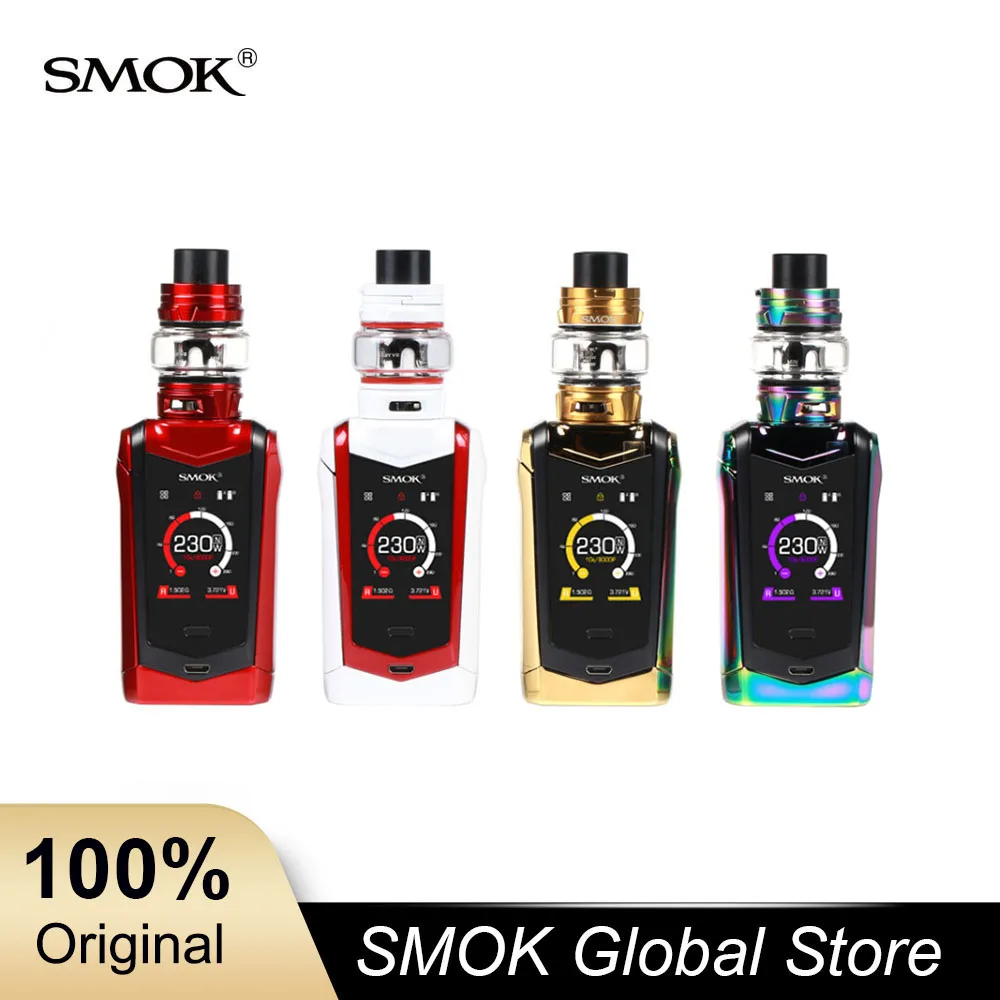 Набор SMOK Species 230W Cool Box Mod Kit Good hand feel TFV8 Baby V2 Tank VS T Priv E priv Vaporizer сигареты|vapor e cigarettes|e