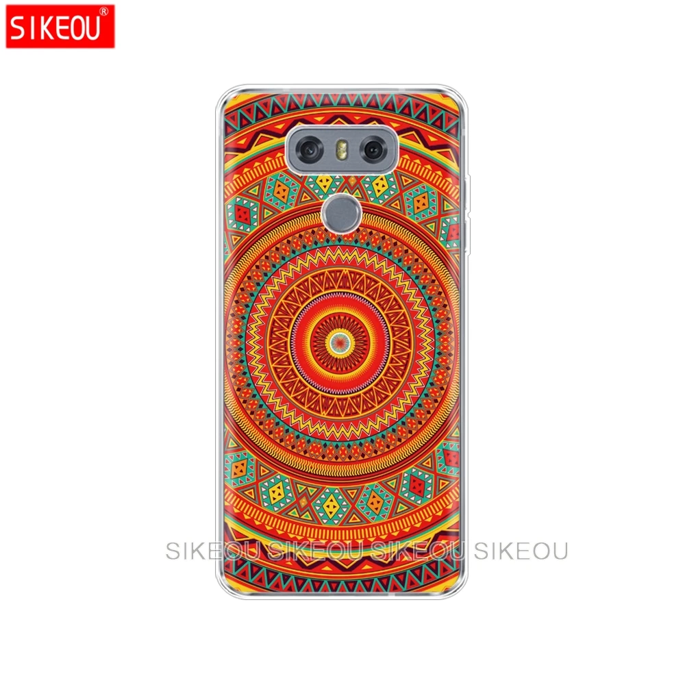 Силиконовый чехол для телефона LG G7 Q8 Q6 G6 MINI G5 V30 V7 V9 k10 k8 X POWER 2 Мандала pantalla|Бамперы| |