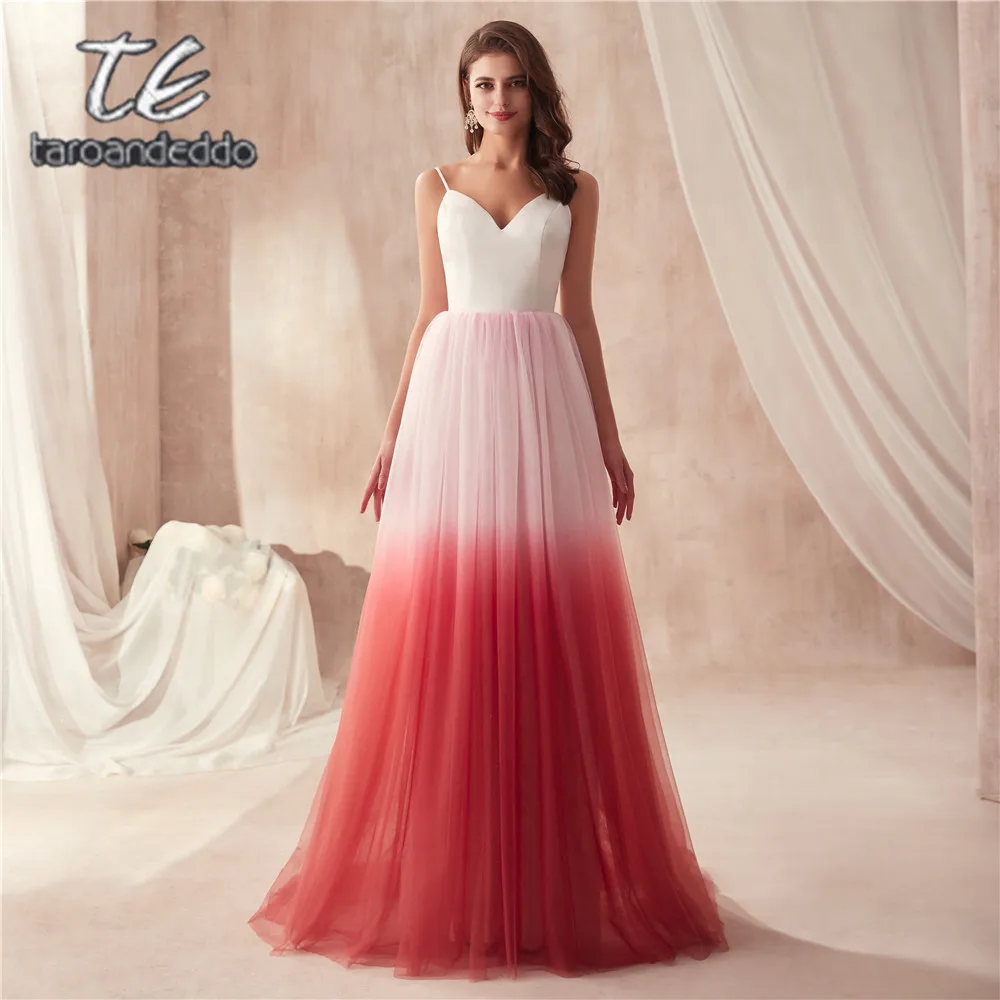 Платье трапециевидной формы на тонких бретельках модное разноцветное платье для