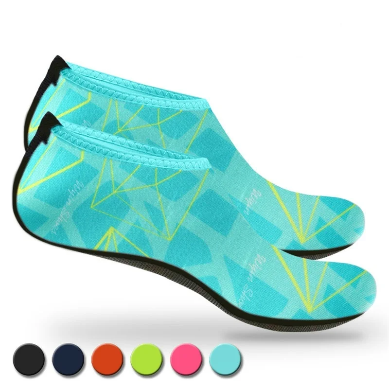 Сандалии унисекс для плавания и воды быстросохнущие пляжные тапочки носки