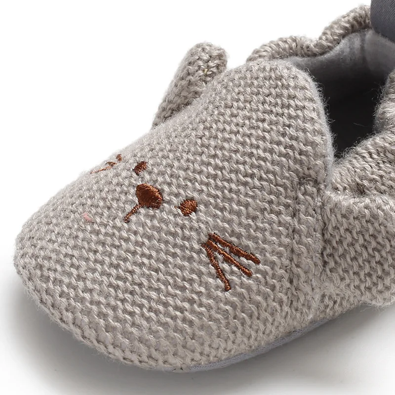 Brand New Toddler Newborn Baby Crawling Shoes Boy Girl Lamb Slippers Prewalker Trainers Fur Winter Animal Ears First Walker