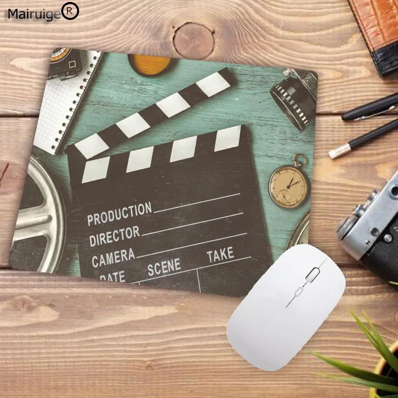 Mairuige Большие Акции clapperboard фильм spotlight 22X18 см для мыши геймер игровой скорость коврик клавиатура Коврик для мальчика подарок