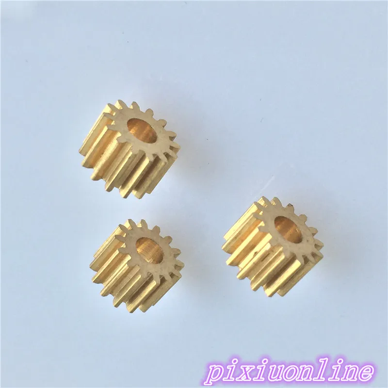 10 шт K093Y Mini 3 17 мм пористый 14 зубьев латунный мотор вал шестерня DIY игрушки детали
