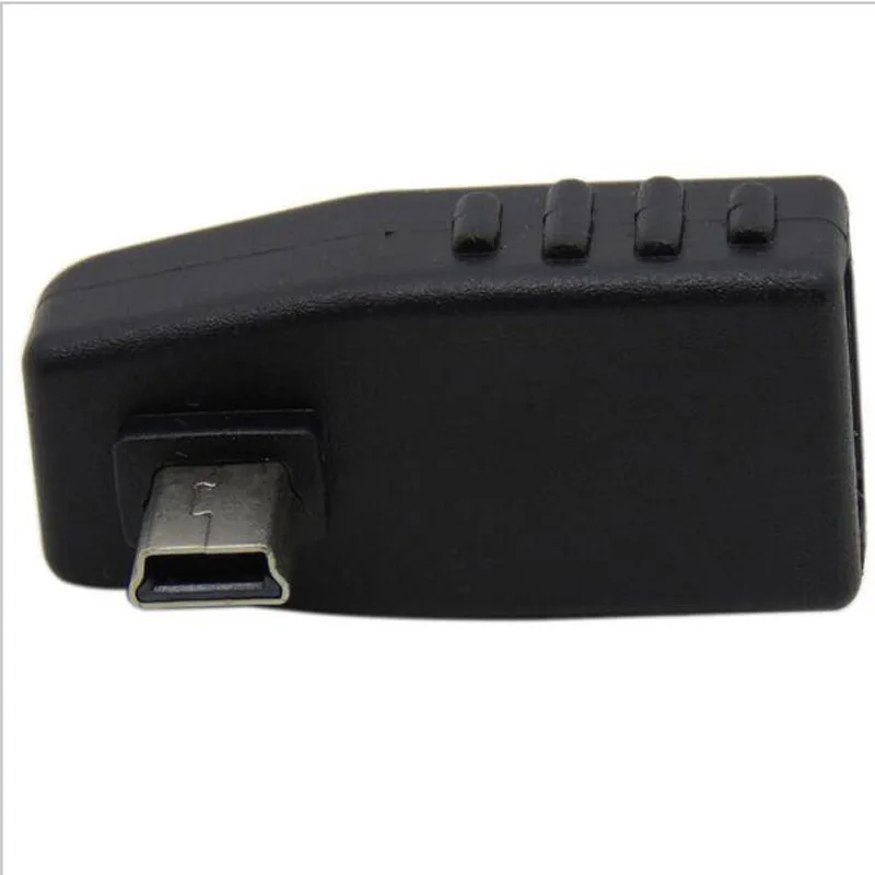 Мини USB 5Pin штекер гнездо 90 градусов угловой преобразователь разъем Синхронизация
