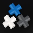 Поперечный соединитель из ПВХ для садовых ферм, фитинги для полива, кухонный водопроводный кран, аквариум, соединители для водопроводных труб, 32 мм, 15 шт.лот