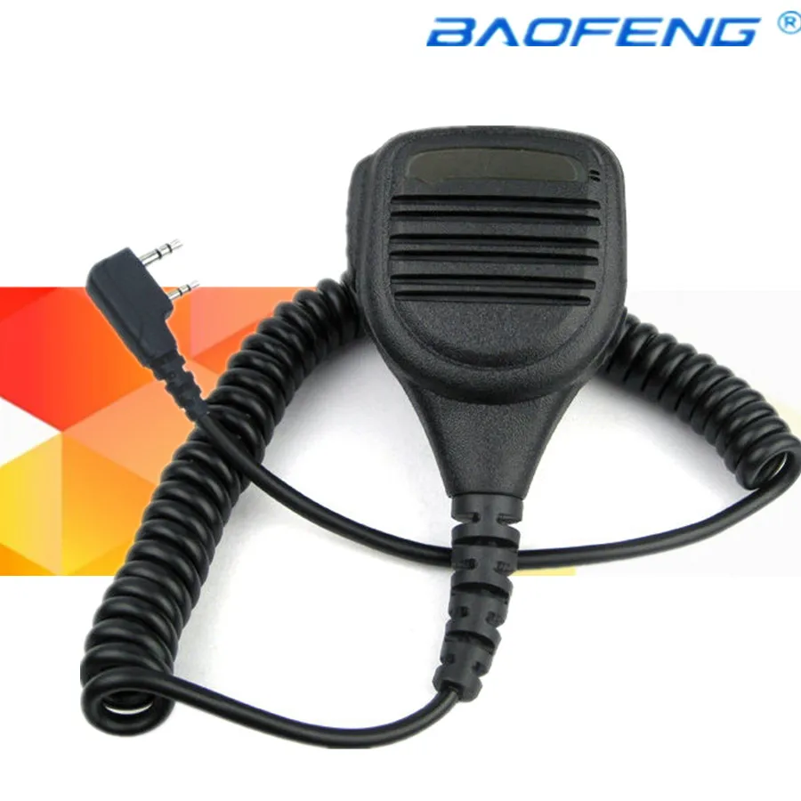 Сверхмощный микрофон для динамика Mic PTT IP54 Водонепроницаемый Kenwood Baofeng HYT Hytera