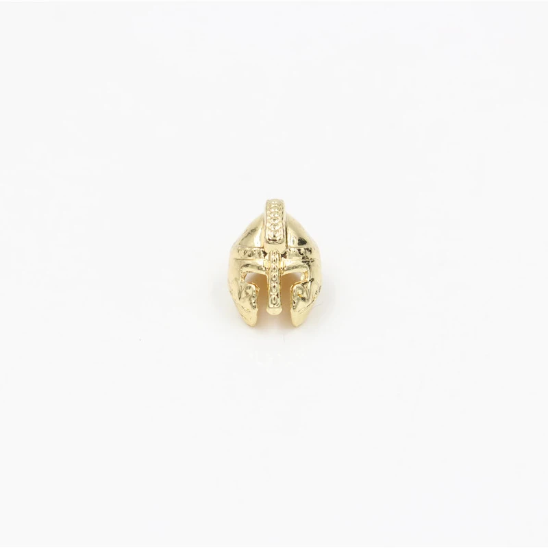 5 шт./лот аксессуары рыцарский шлем CZ шармы подходят для макраме мужской браслет