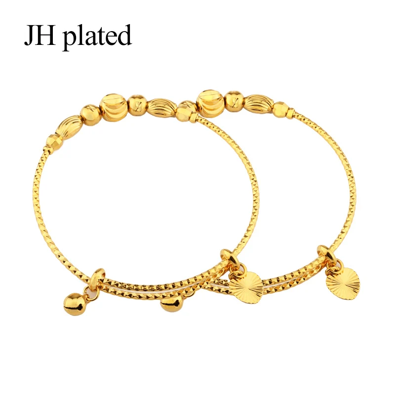 JHplated африканская Эфиопия Модный золотой колокольчик браслеты ювелирные изделия