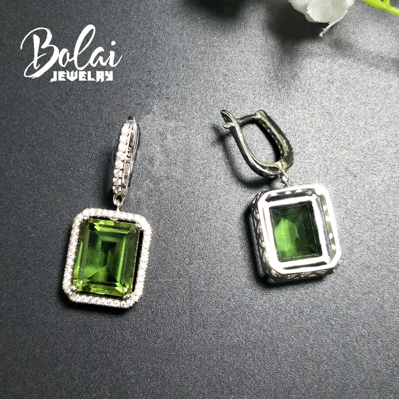 Bolai Color Change Diaspore Jewelry pendant earring oct 10*12mm created gemstone jewelry 925 sterling silver for women gift | Украшения и