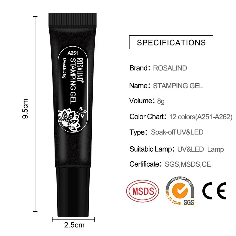 

2019 New 8ML Printing Stamping Gel Nail Polish Soak Off UV Nail Gel Varnish Long Lasting Manicure No Wipe For DIY Nails Art