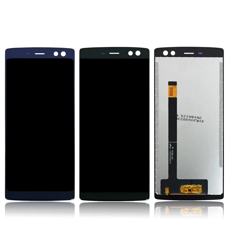 Черный/синий для ЖК дисплея Doogee BL12000 + стандартная Замена pro LCD Бесплатные
