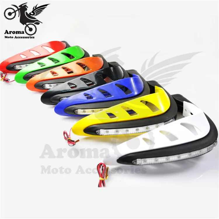 В наличии 7 цветов 12 мм 17 мотоциклетная ручная накладка с поворотником