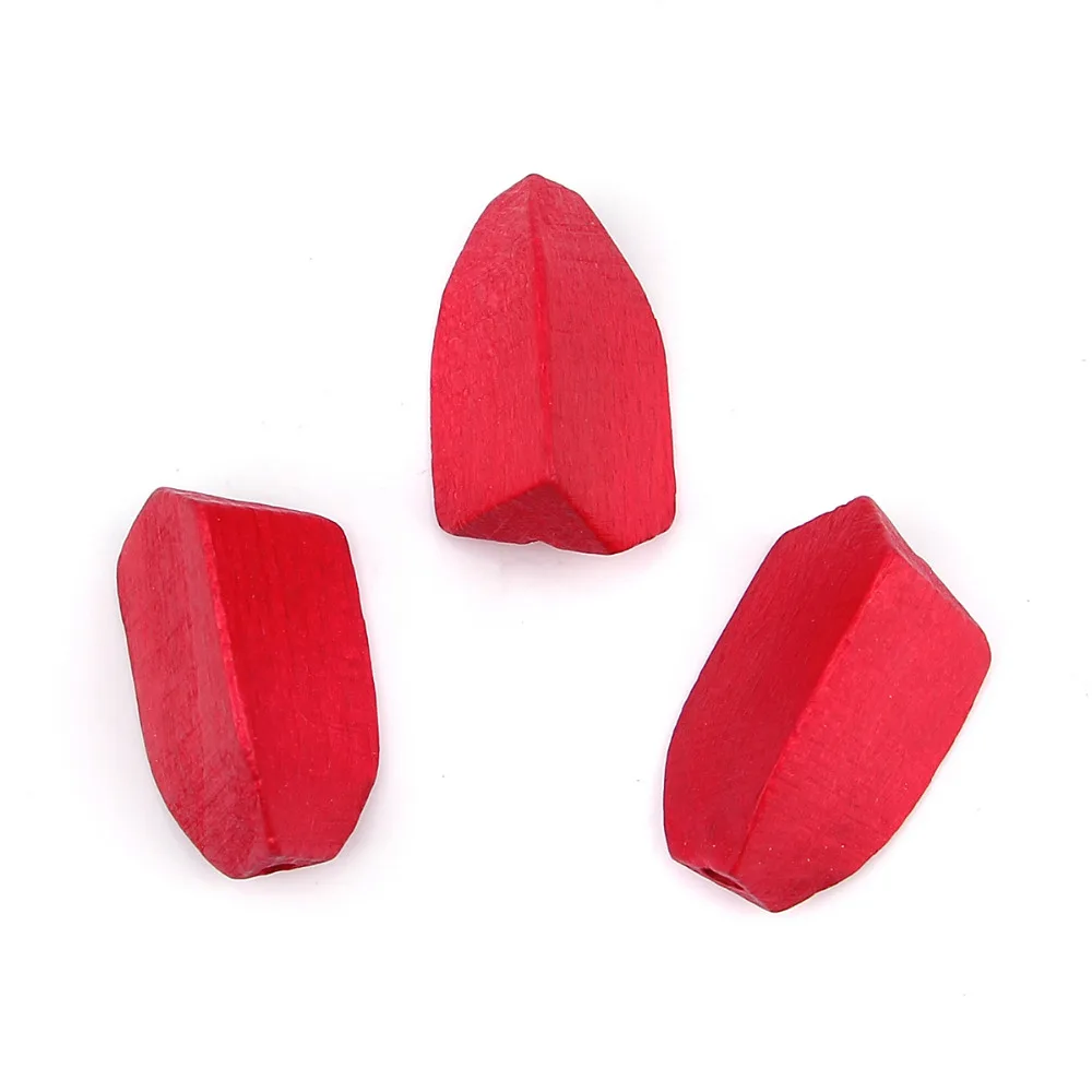 DoreenBeads деревянные бусины разделители Необычные многоцветные граненые для