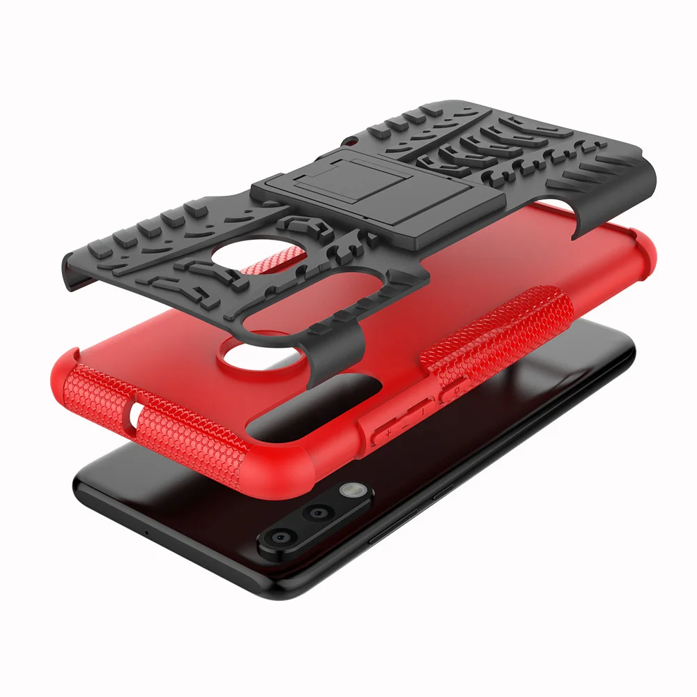 For Huawei P30 Lite Case Hybrid TPU Armor Silicone Rubber Hard Back Cover Shockproof Impact | Мобильные телефоны и