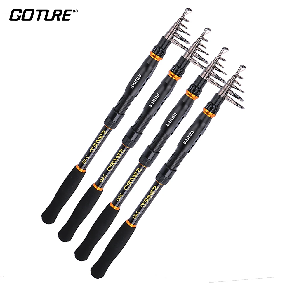 Телескопическая рыболовная удочка из высокоуглеродного волокна Goture SWORD длиной 2 1