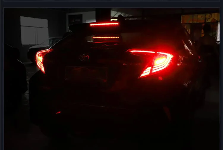 Тюнинг автомобилей для C-HR хвост светильник 1 шт. ЧР C HR 2017 ~ 2019 год светодиодный Auris