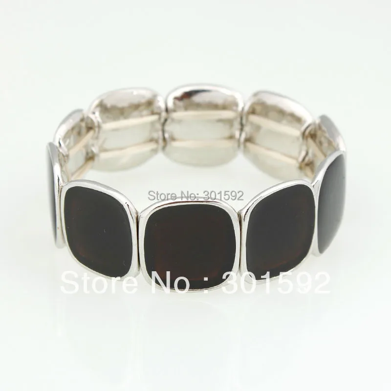 High Quality Elastic bangles Alloy Square enamel Bangle Fashion jewelry wholesale BS9136 | Украшения и аксессуары