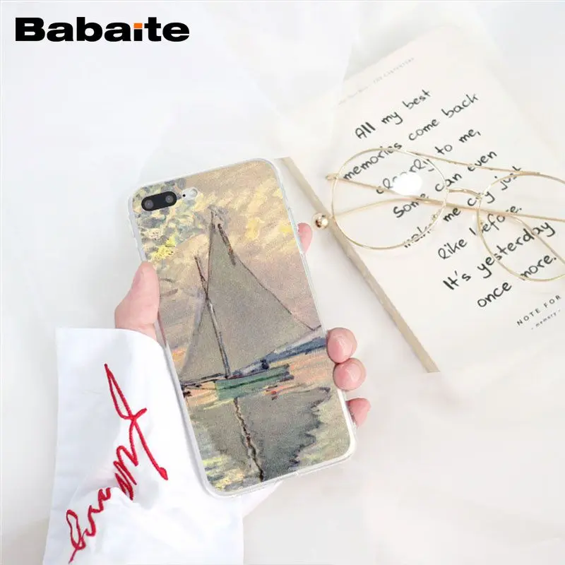 Babaite Клода Мона картина маслом Подсолнух чехол для телефона для iphone 11 Pro 11Pro Max X XS MAX 6 6s 7 7plus 8 8Plus 5 5S SE XR