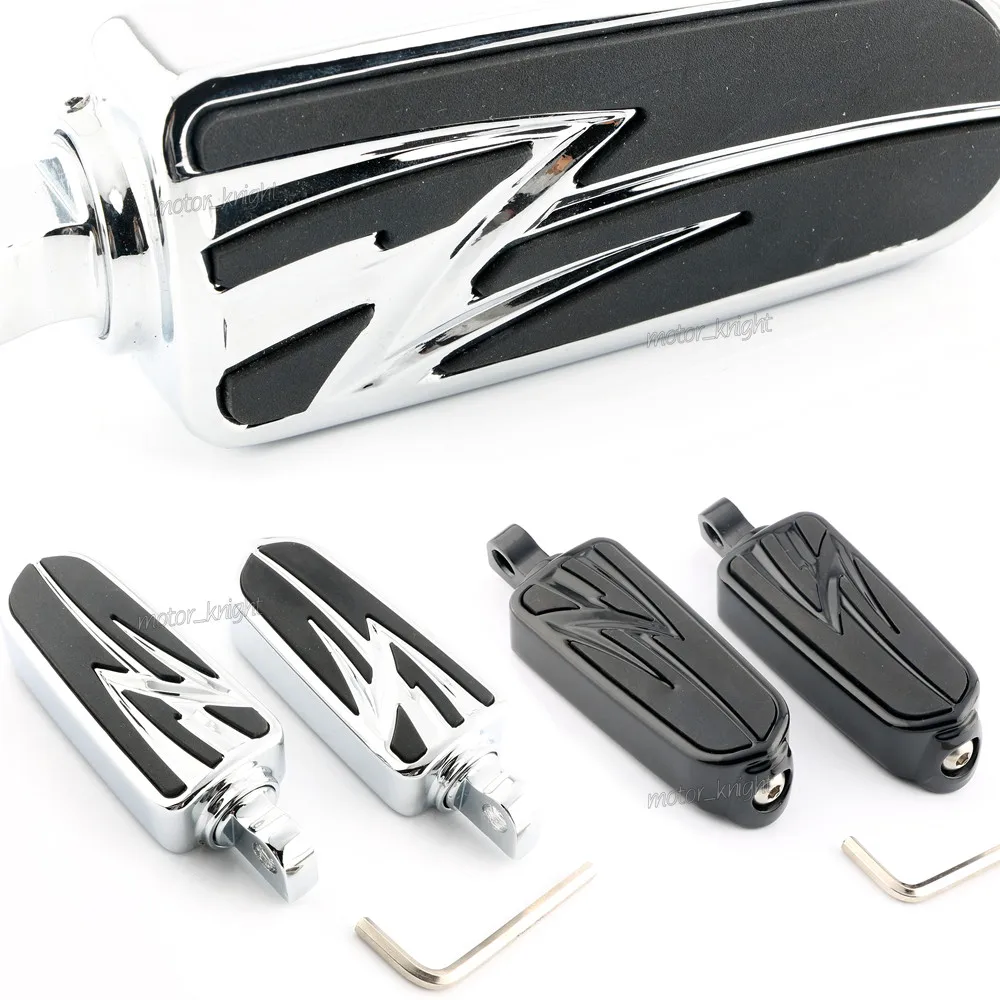 

StreamLiner Styled Footpeg Foot pegs For Harley Dyna Heritage Softail Fatboy FLST FLH Touring Electra Street Glide Road King