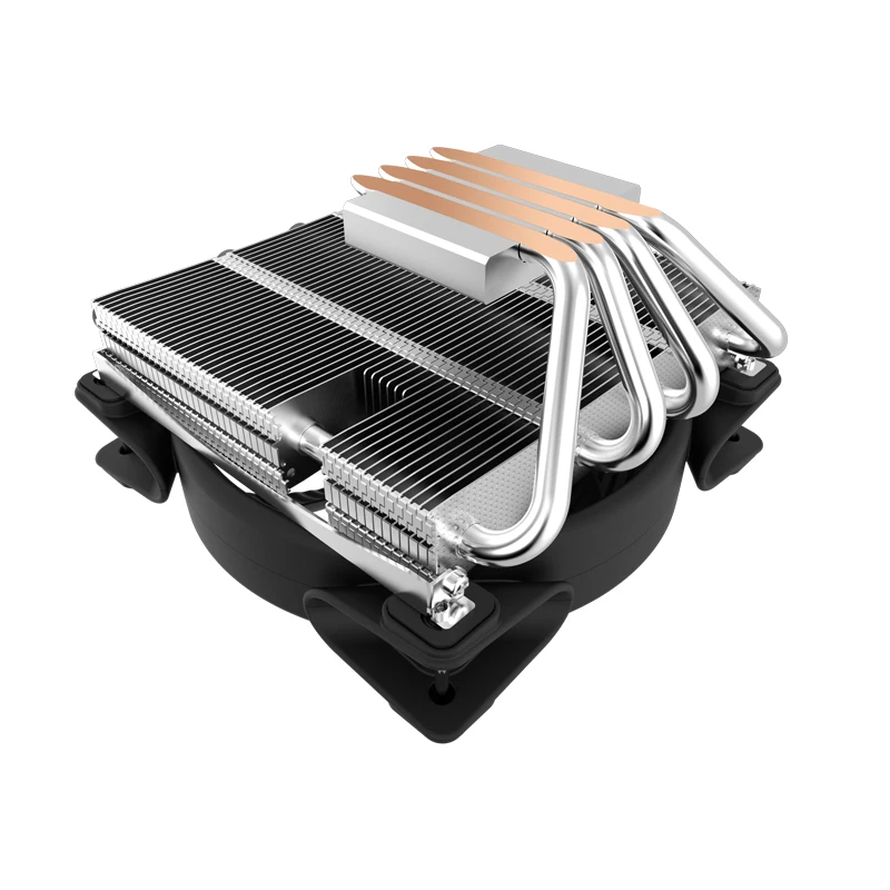 PcCooler U-4D 4 медные тепловые трубки кулер для процессора AMD AM3 AM4 Intel 775 115X cpu Радиатор 120 мм 4pin PWM вентилятор охлаждения процессора ПК тихий