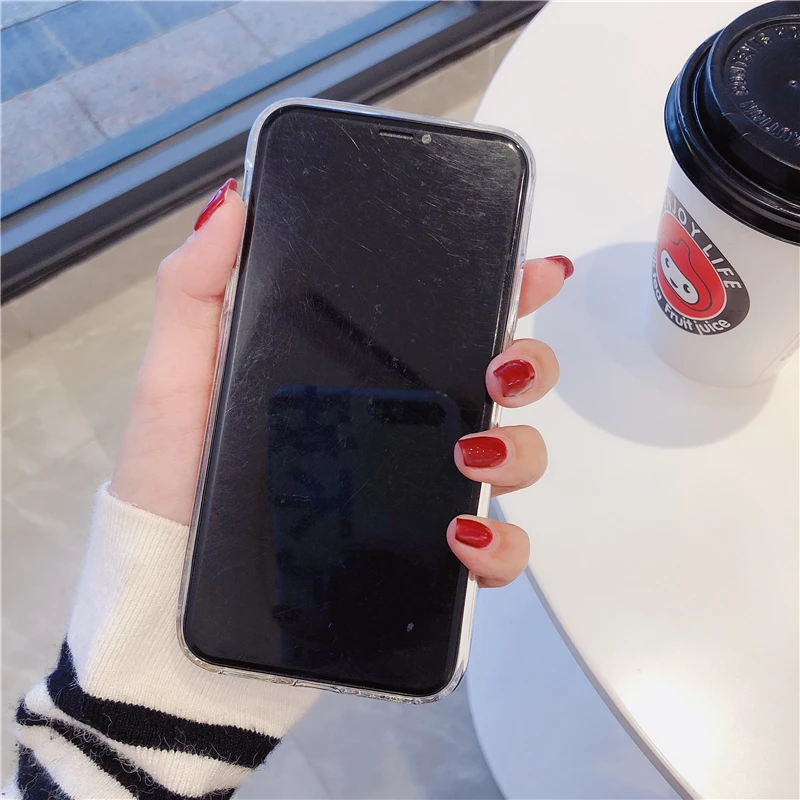 GlamPhone чехол зыбучие пески рыбные чешуи чехол для телефона для iPhone 7 8 Plus простой чехол s для iPhone XR XS Max 7 6 6S Plus чехол