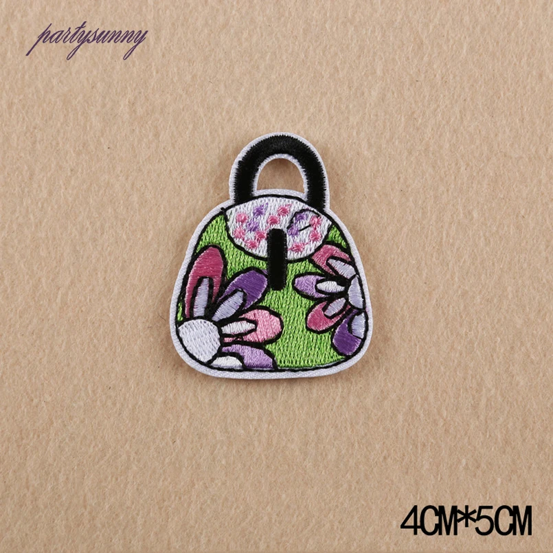 PF Women's Embroidery Patches Lips Flower High Heel Bag Iron On Patch Clothing Applique Accessories Garment Hat Stickers TB117 | Дом и сад