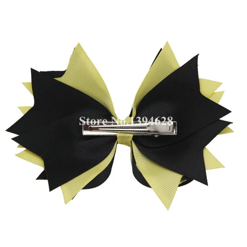 Заколка для волос в горошек с бантом 5 дюймов|bow frog|bow stonesboutique halloween |