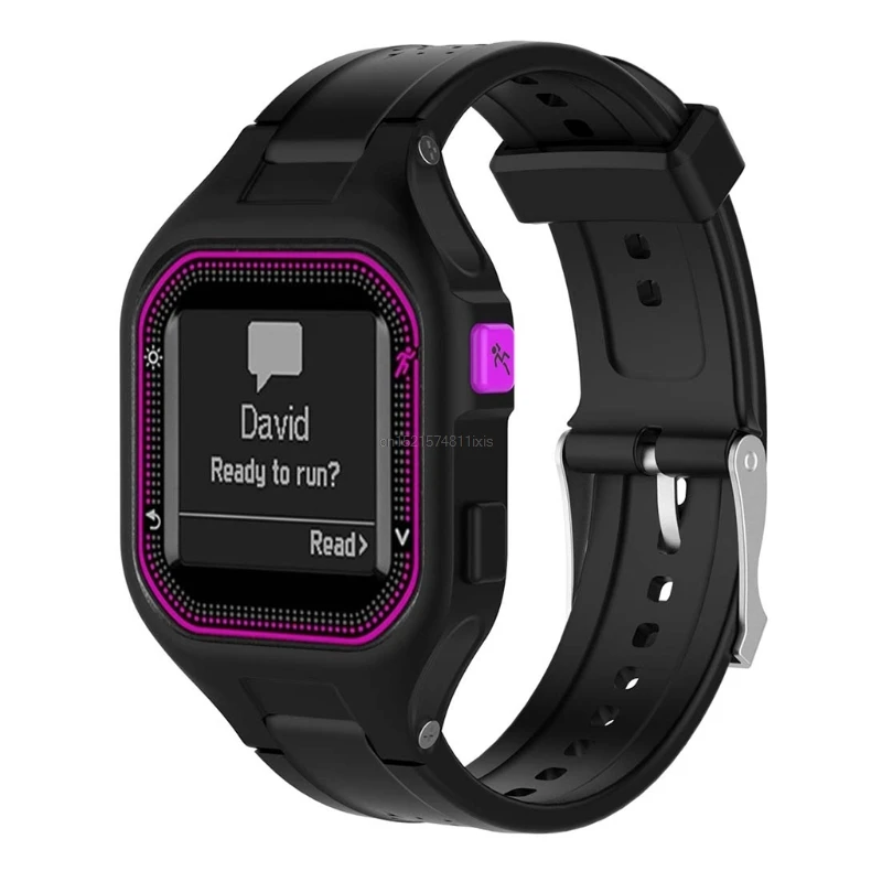 Сменный силиконовый наручный ремешок с инструментами для часов Garmin Forerunner 25