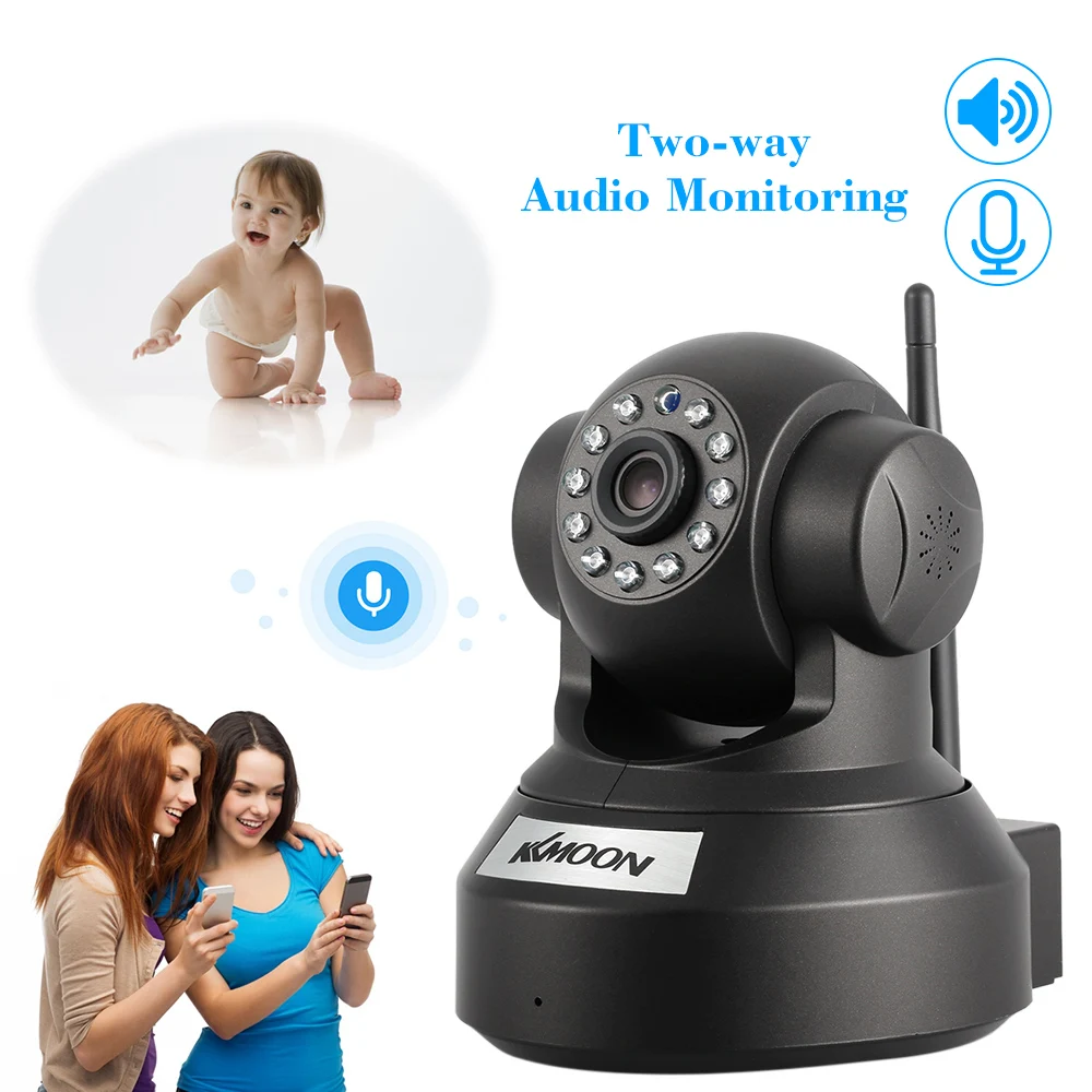 KKMOON HD 720 P Беспроводной Wi Fi Ip камера H.264 P2P P/T ИК Cut Ночного Видения Камеры