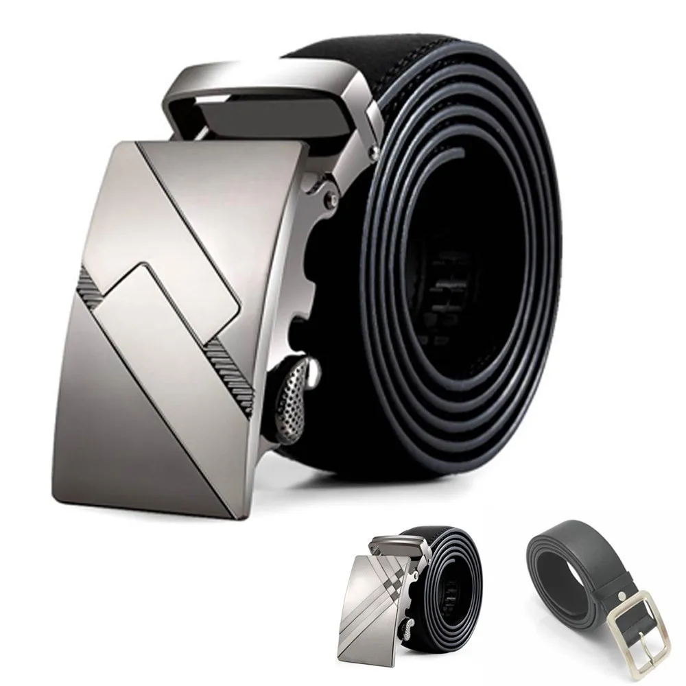 Мужская повседневная прочная Пряжка для пояса из искусственной кожи длина ремня