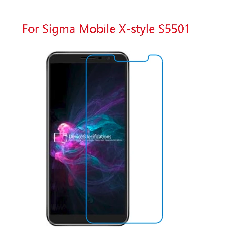 3-Pack) 9 H гибкий стеклянный протектор экрана для Sigma Mobile X-style S5501, treme PQ14, 26,34, 37,39, 51,52, 53,54