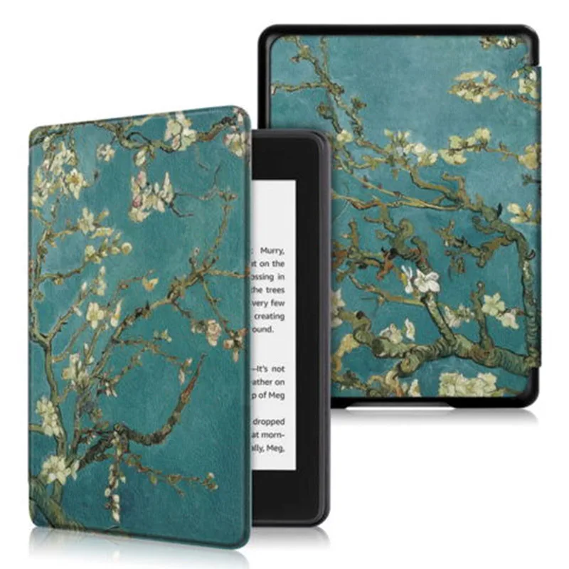 Окрашенный чехол для Amazon Kindle Paperwhite 4 10 го поколения 2018 Планшет E Reader флип смарт