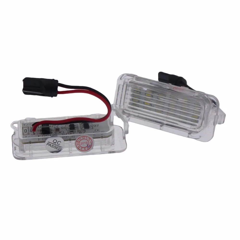 Eonstime 2 шт. 18LED SMD номерной знак светильник без ошибки для FORD Focus MK2 хэтчбек подстроенный MK3 Fiesta MK6 Mondeo MK4 S-Max MK1