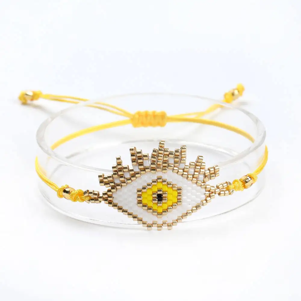 

Go2boho Dropshipping MIYUKI Pulseras Evil eye Bracelet Turkey Evil Eye Bracelets Handmade For Women Gifts Jewelry Delicas Beads